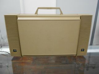 General Electric Wildcat Portable Solid State Stereo Record Player Vintage 4