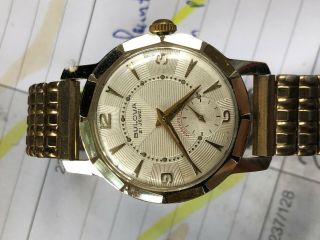 Vintage Bulova Automatic Mens Wrist Watch 21 Jewels Runs