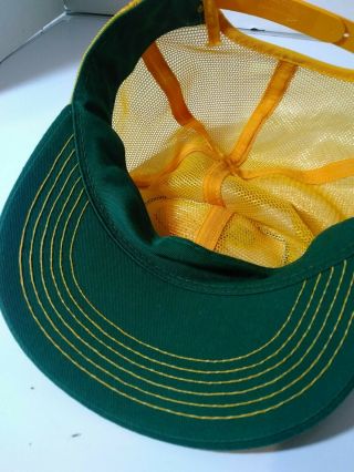 Vtg DEKALB SEED Snapback Mesh Trucker Hat Farm Cap Patch K - BRAND K - Products USA 6