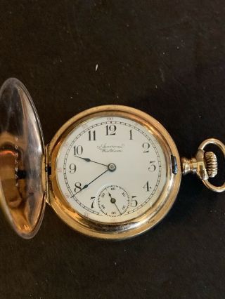 Small Antique American Waltham Ladies Hunter Case Pocket Watch Repair