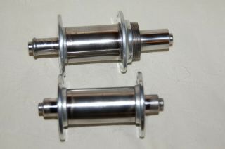 Vintage Early Phil Wood Road 32h Front & Rear Hubs Made In Usa