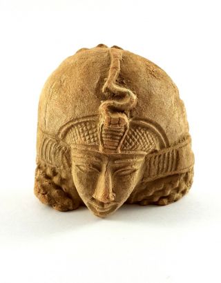 Ancient Egyptian Queen Nefertari Head Sculpture Rare Antique Figurine 3