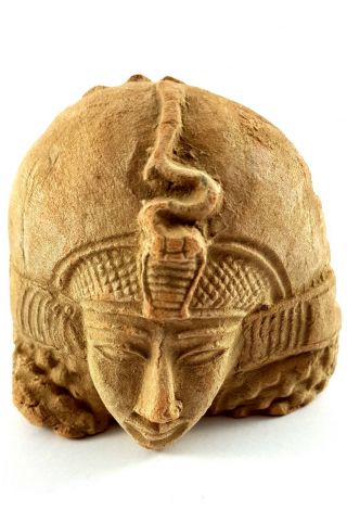 Ancient Egyptian Queen Nefertari Head Sculpture Rare Antique Figurine 4