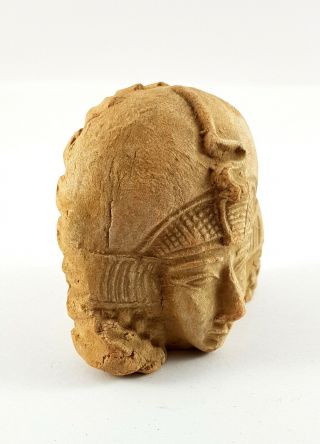Ancient Egyptian Queen Nefertari Head Sculpture Rare Antique Figurine 5