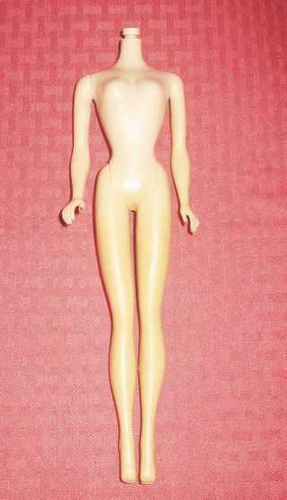 Vintage 4 Four Ponytail Barbie No Head Straight Leg Solid Heavy Body Htf