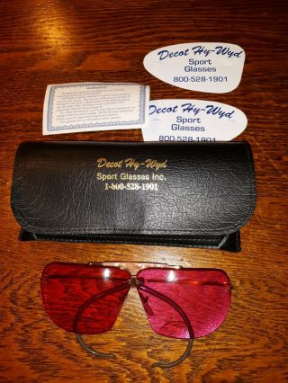Vintage Decot Hy - Wyd 6 1/2 Sport Safety Shooting Glasses Accessories