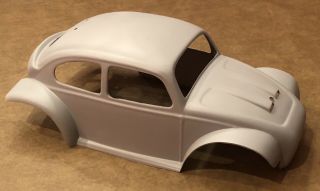 Vintage Tamiya Sand Scorcher Kamtec Hard Plastic Baja Bug Body SRB 3