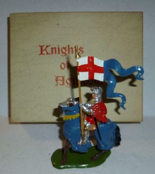 Britains Vintage Lead Rare 9495 Boxed Knight Of Agincourt - 1950 