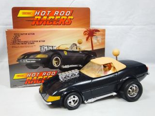 Vintage Matchbox Hot Rod Racers Ferrari Electronic Don Johnson Toy Car W/box