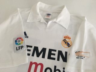 RONALDO Real Madrid 2002/03 Home Football Shirt M Adidas Vintage Soccer Jersey 6