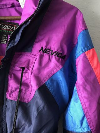 VTG 80s 90s Neon NEVICA Survival Ski Suit Double Sided 3