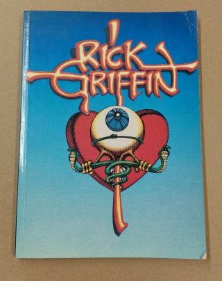 Vintage 1980 First Edition Rick Griffin Surf Art Book