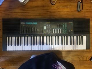 Yamaha Psr - 36 Digital Synthesizer Keyboard Midi Vintage