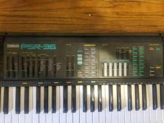 Yamaha PSR - 36 Digital Synthesizer Keyboard MIDI VINTAGE 2