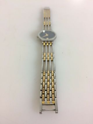 MOVADO ESPERANZA Gold and Silver Tone High - Grade Swiss Quartz Watch 84 A1 1821 6