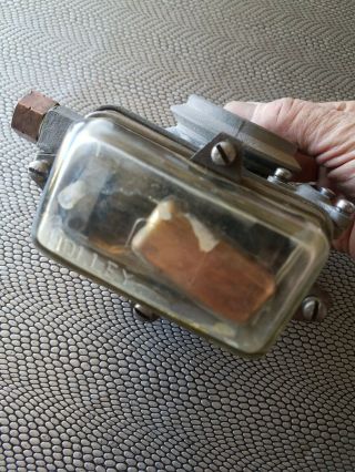 Vintage Holley Carburetor Glass Bowl 1 Bbl Single Ford Falcon