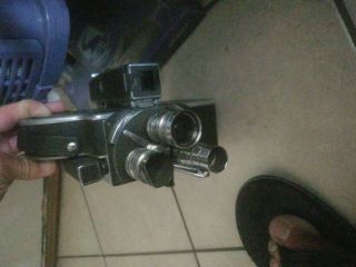 Vintage Paillard Bolex H - 16 Reflex 16mm Movie Camera w case 3 lenses & paperwork 2