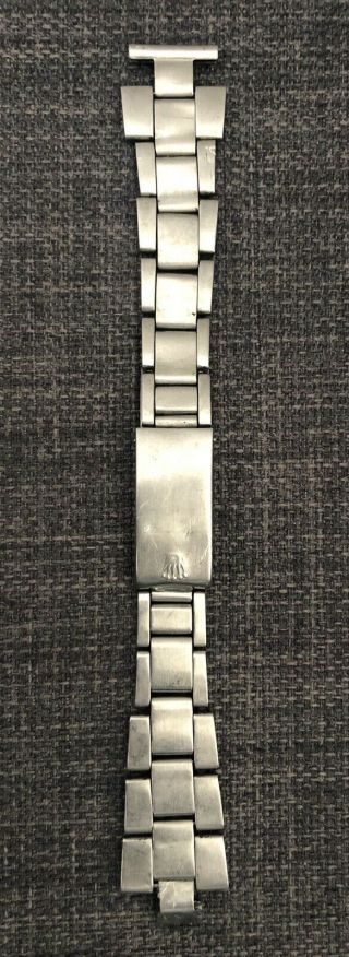 Vintage Rolex 7835 Folded Oyster Watch Bracelet 19mm 1960’s
