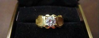 Vintage 10K Yellow Gold Mens Ring Size 9 1/2 For Scrap Or Wear 4.  77 Grams 6