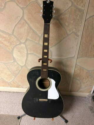 Vintage Sears And Roebuck Full Size Acoustic Guitar Model 319