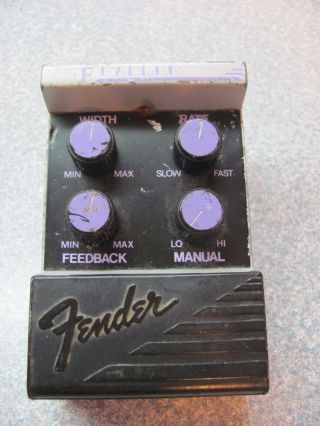 Fender Fla - 1 Analog Flanger Vintage Guitar Effect Pedal Made In Japan
