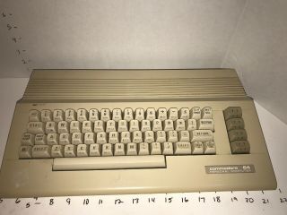 Vintage Commodore 64 Computer W/o Power Supply,  For Parts/repair Only F46