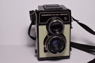 LOMO LUBITEL 166B Beige body Vintage Soviet/Russian TLR Camera 2