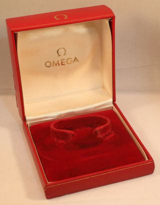 Vintage Omega Watch Box (covered Hinges) For Speedmaster 105.  003,  Seamaster,  Etc