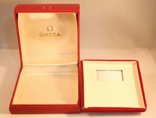 Vintage OMEGA Watch Box (Covered Hinges) for Speedmaster 105.  003,  Seamaster,  etc 7