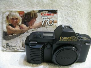 Canon T70 Vintage Film Camera (japan) Near