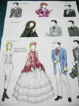 VTG PAPER DOLLS ORIGINAL1993 GONE WITH THE WIND RALPH HODGDON SIGNED 19 PAGES 5