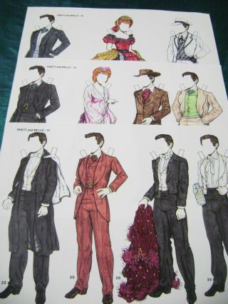 VTG PAPER DOLLS ORIGINAL1993 GONE WITH THE WIND RALPH HODGDON SIGNED 19 PAGES 8