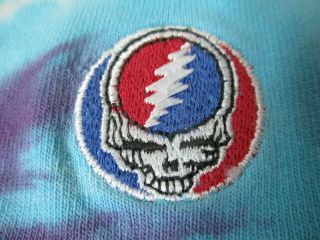 Vintage Grateful Dead Embroidered Dead (xl) D Tie Dye Long Sleeve Shirt