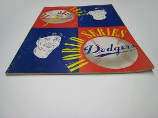 1955 World Series Official Program NY Yankees vs.  Brooklyn Dodgers VTG - 3