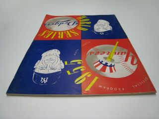 1955 World Series Official Program NY Yankees vs.  Brooklyn Dodgers VTG - 5