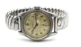 Vintage Wittnauer Hand Wind Mechanical Wrist Watch Running 5606 - 9