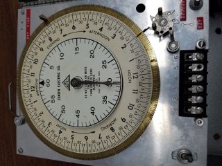Vintage Industrial Zenith Electric 24 - hour Timer P - 185 - Radio Broadcast Program 4