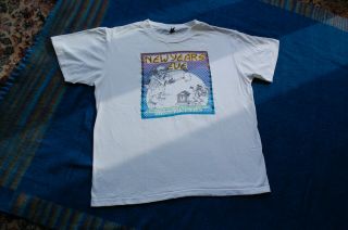 Vintage Grateful Dead 86/87 Nye Oakland Kaiser Father Time T - Shirt Xl
