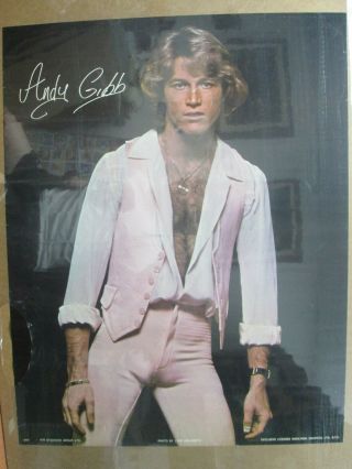 Andy Gibb 1978 Stigwood Group Vintage Poster Hot Guy Cng331