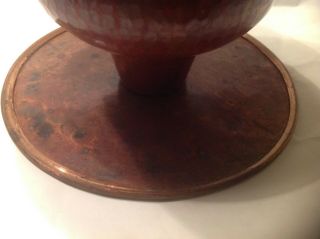 Vintage/Antique Arts & Crafts Hammered Copper Bowl/Vase/Planter ? 3