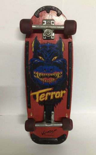 Vintage 80’s Variflex Terror Skateboard W/ Street Rage Wheels