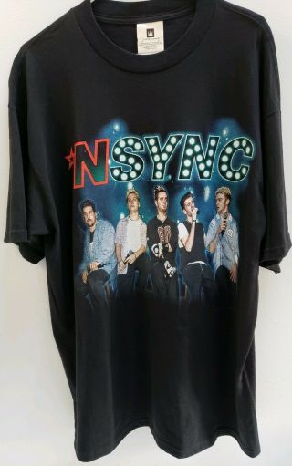 Rare Vintage 90s Nsync T Shirt 1999 Concert Tour Winterland Mens Xl Boy Bands