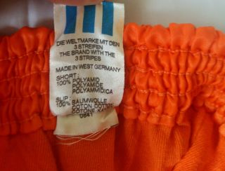 Vintage Adidas Shiny Orange Shorts Mens Size: M 3