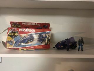 Vintage Kenner M.  A.  S.  K.  Piranha Sly Rax Complete Box Comic Mask