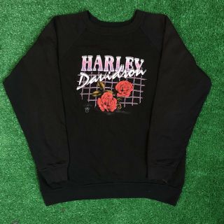 Vintage 1988 3d Emblem Harley Davidson Sweater