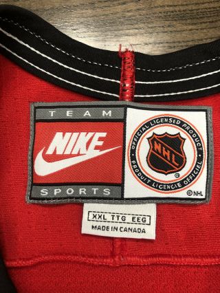 Vintage Nike CHICAGO BLACKHAWKS Hockey Jersey Size 2XL XXL 5