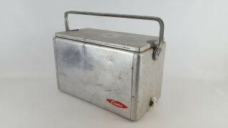 Vintage Cronco Cronstroms Aluminum Cooler / Ice Chest,  Soda,  Beer,  Picinic