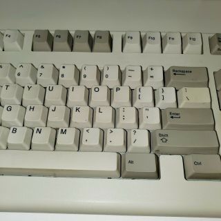 Vintage Dell PS/2 Beige Mechanical Clicky Keyboard GYUM95SK AT101 EUC 3