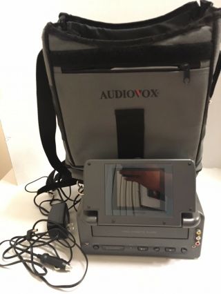 Vintage Audiovox 4 " Active Matrix Led Monitor/vcp /vcr Combo Model Vbp1000s