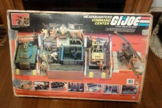 Vintage 1983 G.  I.  Joe Headquarters Command Center Near Complete With